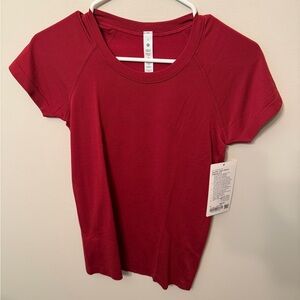 NWT Lululemon Swiftly Tech 2.0 Short Sleeve In Prep Red